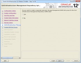 Oracle GI 12c R2 Installer - Step 7