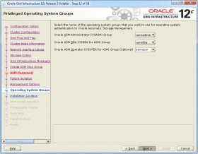 Oracle GI 12c R2 Installer - Step 12